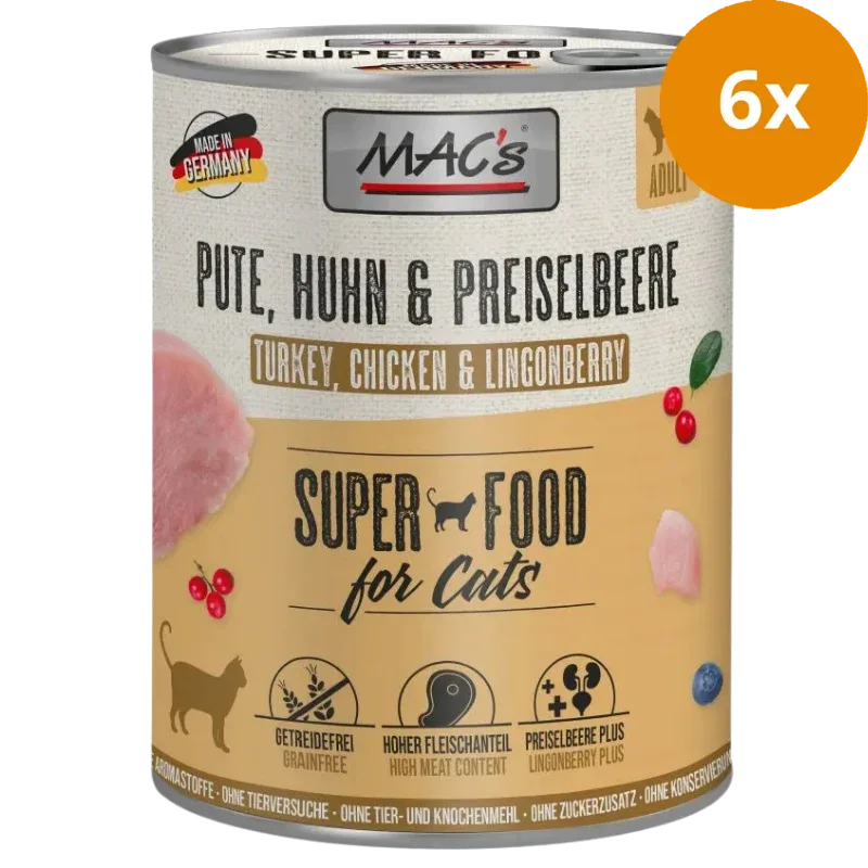 MAC's Cat Pute, Huhn & Preiselbeere 800 g - Image 2