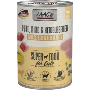 MAC's Cat Pute, Rind & Heidelbeeren 400 g