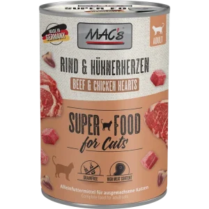 MAC's Cat Rind & Hühnerherzen 400 g