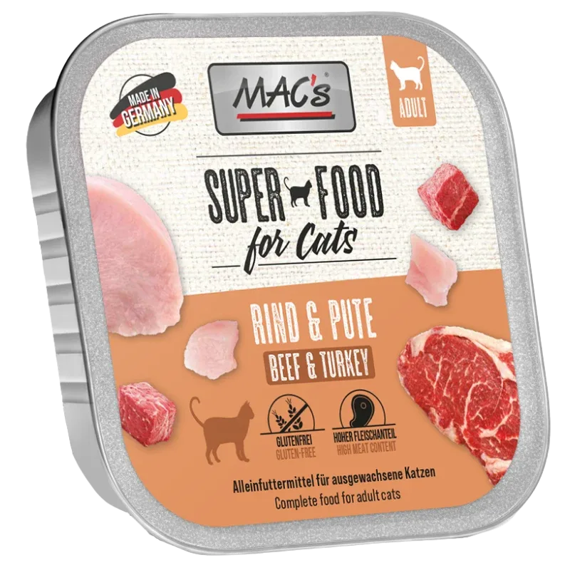 MACs Cat Rind & Pute 100 g