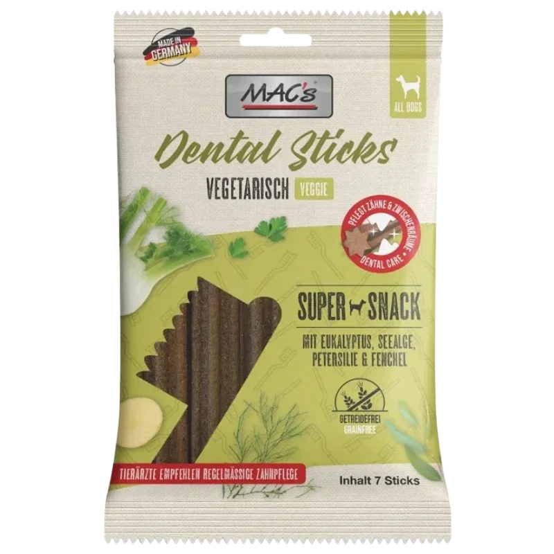 MAC's Dog Dental Sticks Vegetarisch 190 g