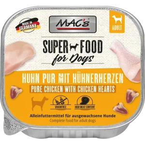 MAC's Dog Huhn pur mit Hühnerherzen 150 g