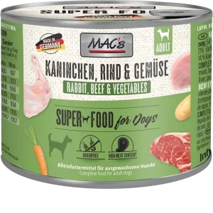 MAC's Dog Kaninchen, Rind & Gemüse 200 g