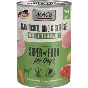 MAC's Dog Kaninchen, Rind & Gemüse 400 g