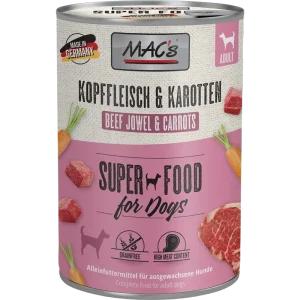 MAC's Dog Kopffleisch & Karotten 400 g