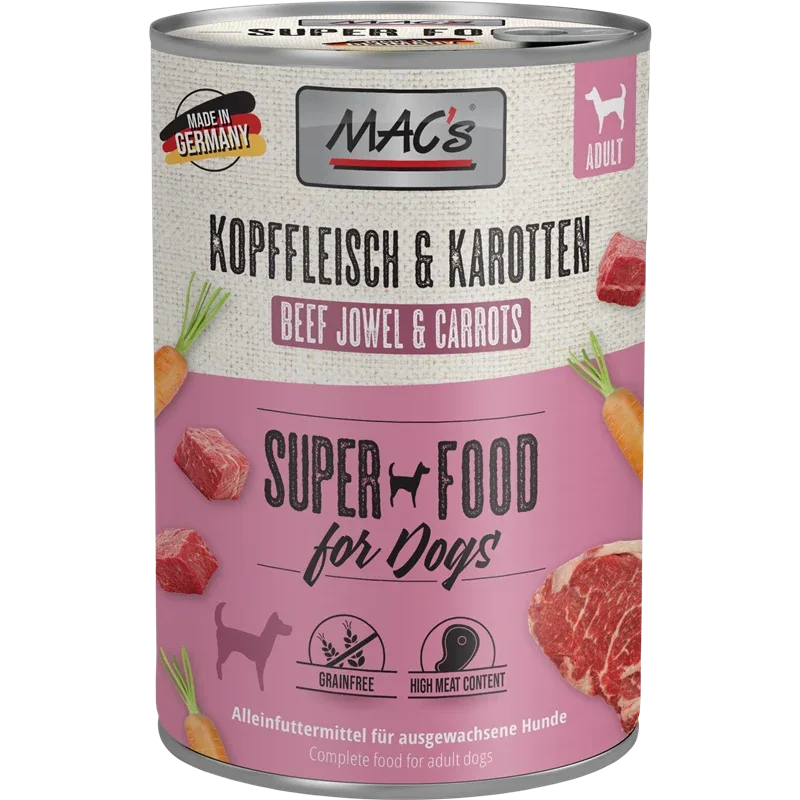 MAC's Dog Kopffleisch & Karotten 400 g