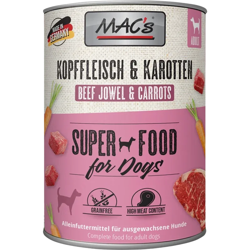 MAC's Dog Kopffleisch & Karotten 800 g