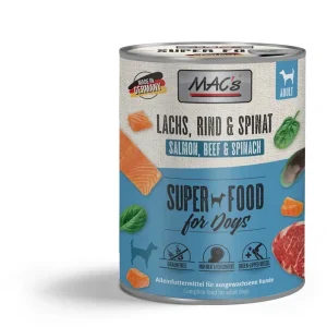 MAC's DOG Lachs, Rind & Spinat 800g | DAS FUTTERHAUS