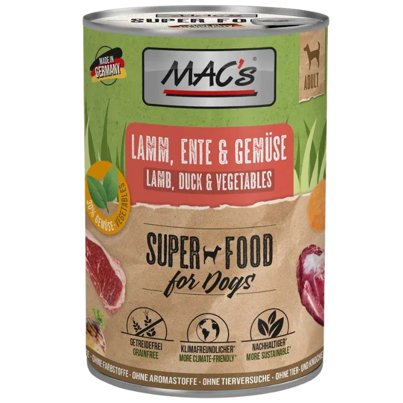 MAC's Dog Lamm, Ente & Gemüse 400 g