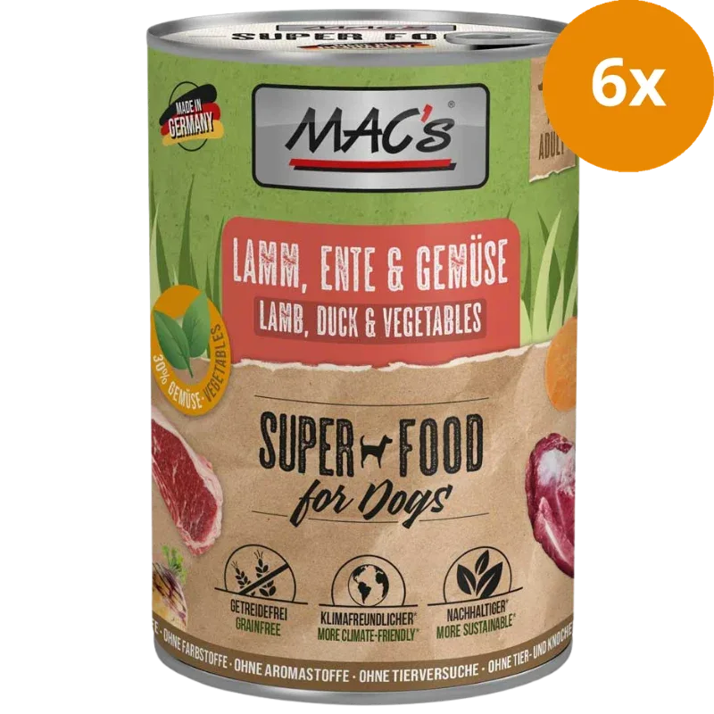 MAC's Dog Lamm, Ente & Gemüse 400 g - Image 2