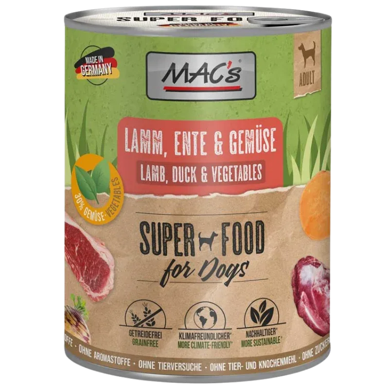 MAC's Dog Lamm, Ente & Gemüse 800 g