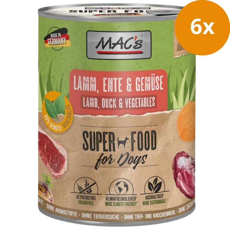 MAC's Dog Lamm, Ente & Gemüse 800 g - Image 2