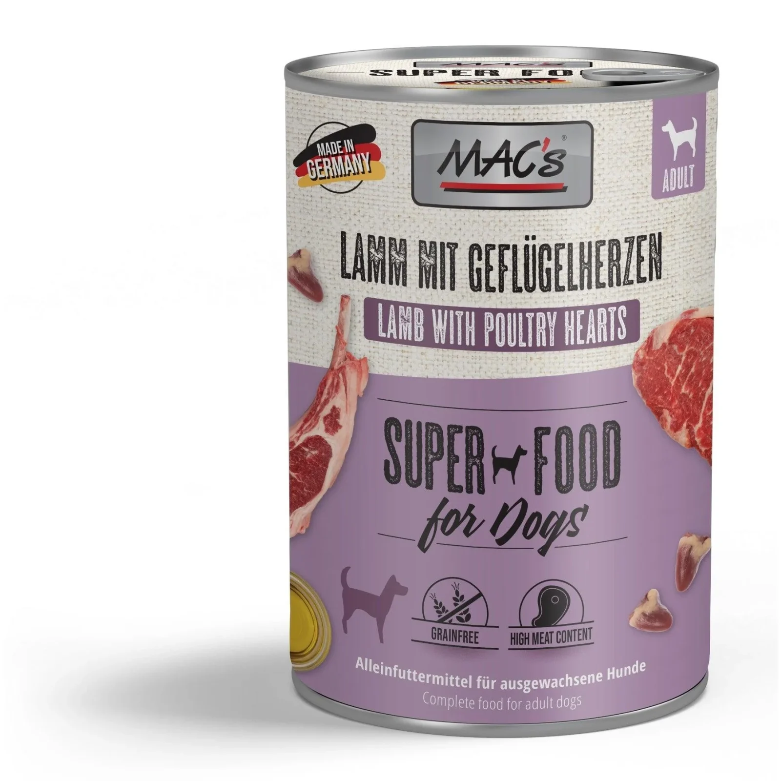 MAC's Dog Lamm & Geflügelherzen