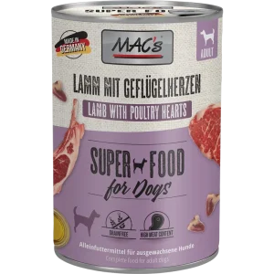 MAC's Dog Lamm & Geflügelherzen 400 g