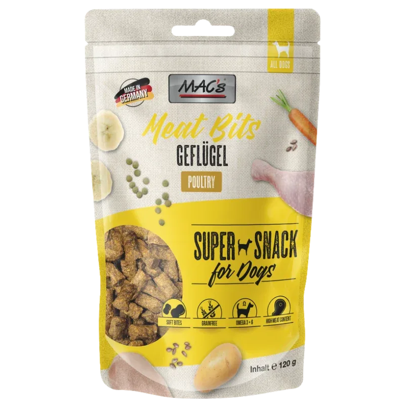 MAC's Dog Meat Bits Geflügel 120 g