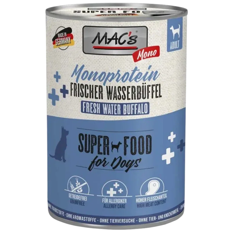 MAC's Dog Mono Wasserbüffel 400 g