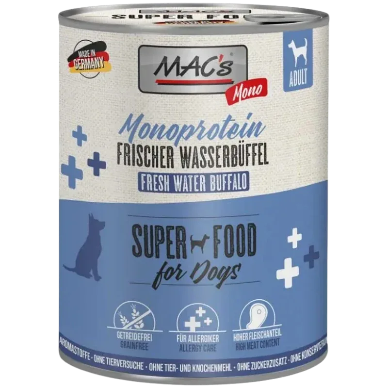 MAC's Dog Mono Wasserbüffel 800 g