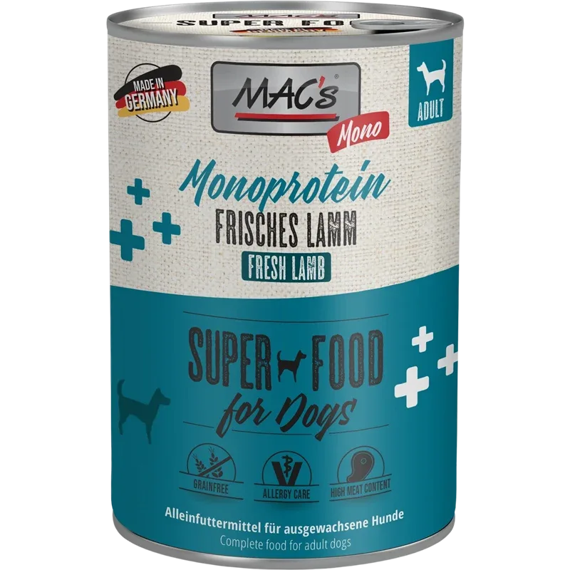 MAC's Dog Monoprotein Frisches Lamm 400 g
