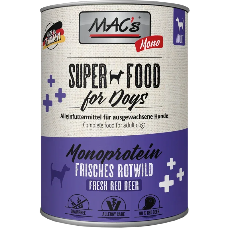 MAC's Dog Monoprotein Rotwild 800 g