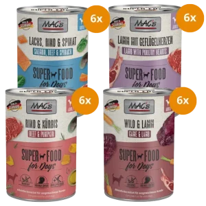 MAC’s Dog Probierpaket 400 g – Fleischmix mit Gemüse