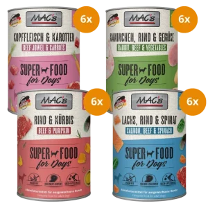 MAC’s Dog Probierpaket 800 g – Fleischvielfalt (4 Sorten)