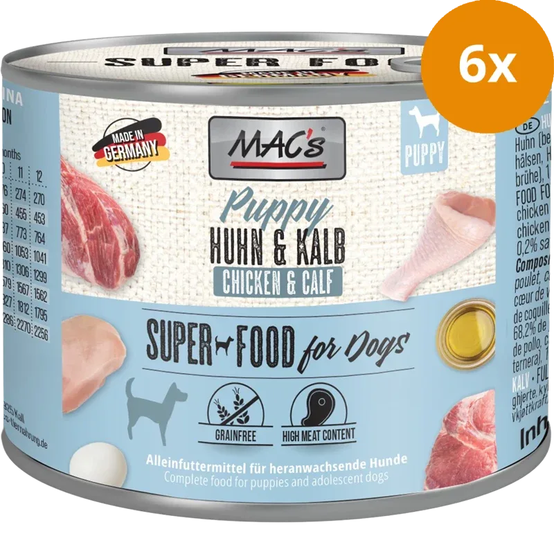 MAC's Dog Puppy Huhn & Kalb 200 g - Image 2