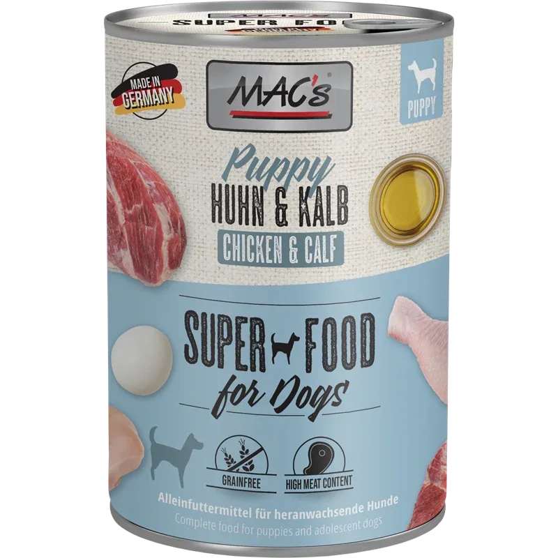 MAC's Dog Puppy Huhn & Kalb 400 g