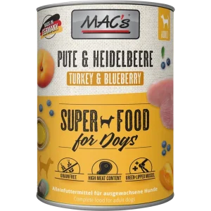 MAC's Dog Pute & Heidelbeeren 800 g