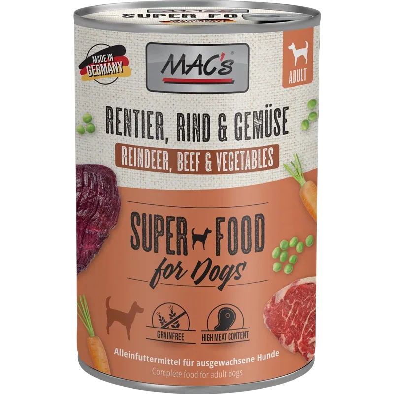 MAC's Dog Rentier, Rind & Gemüse 400 g