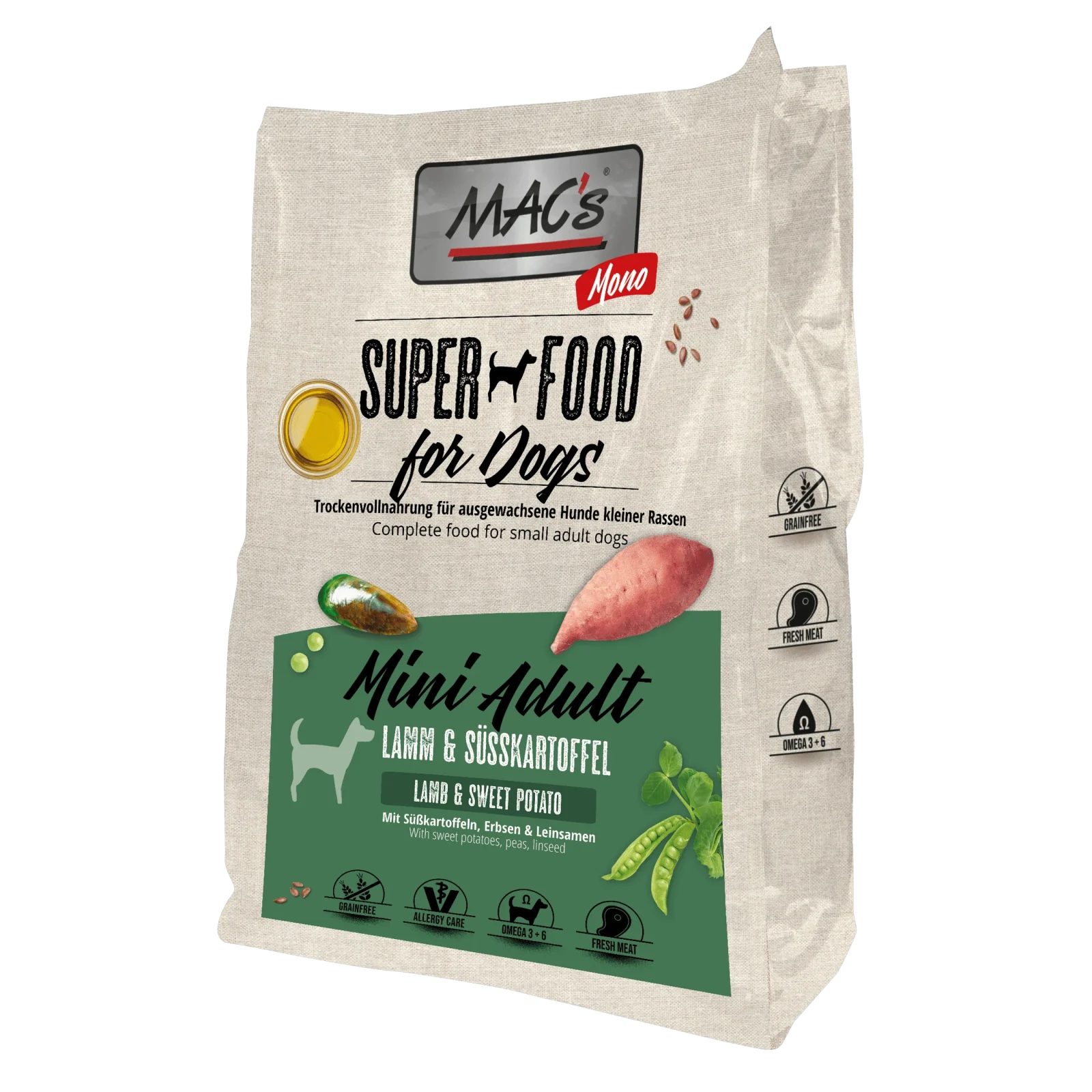MAC's DOG Trockenfutter Mono Mini Adult Lamm