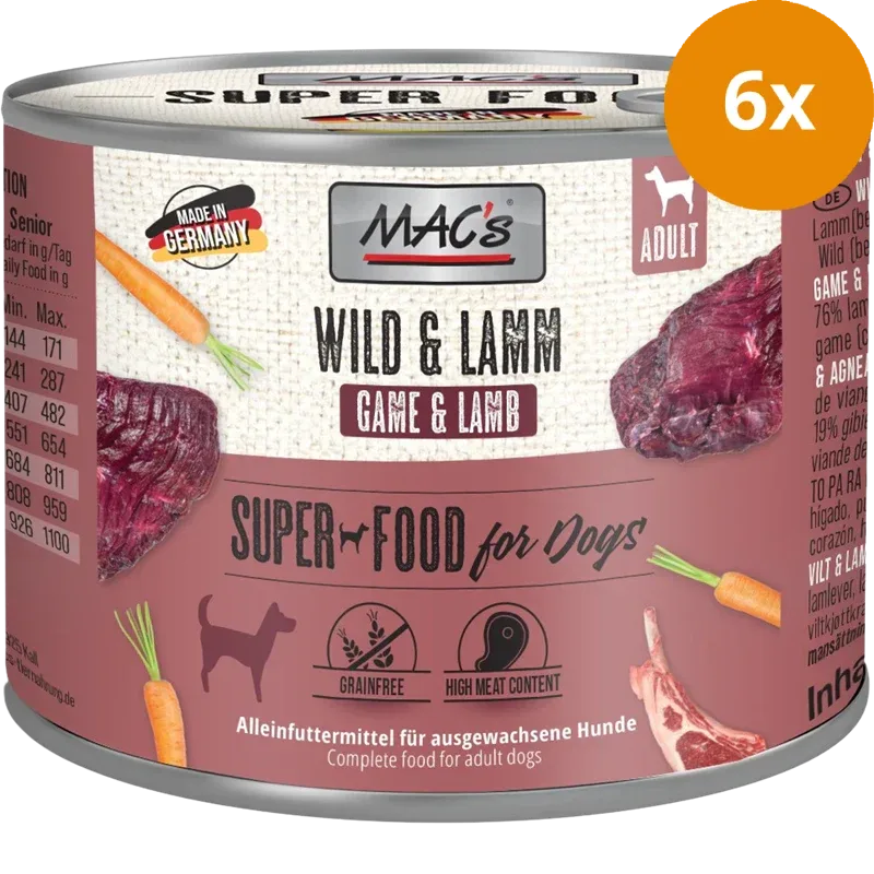 MAC's Dog Wild & Lamm 200 g