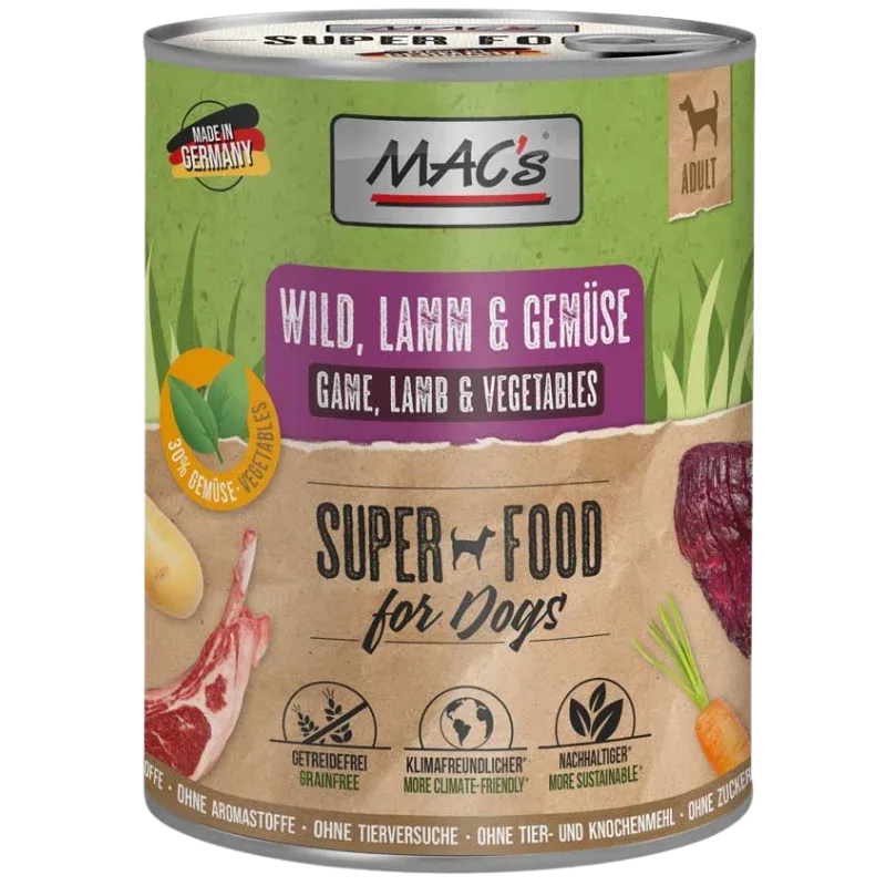 MAC's Dog Wild, Lamm & Gemüse 800 g