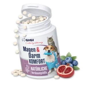 Magen & Darm Komfort Für Hunde & Katzen Beruhigt den Magen GIGI VET 60 Tabletten