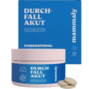 mammaly - Durchfall Akut Kautabletten für Hunde 12 Kautabletten