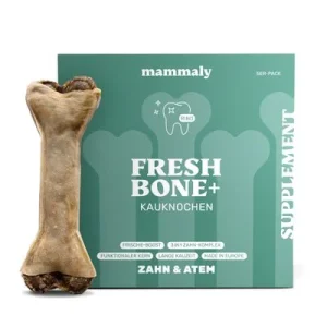 mammaly - Fresh Bone - Zahnpflege-Kauknochen für Hunde 5x 12 cm