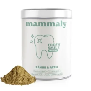 mammaly - Fresh Smile® Futtertopping - Zahnpflege-Pulver für Hunde 150 g