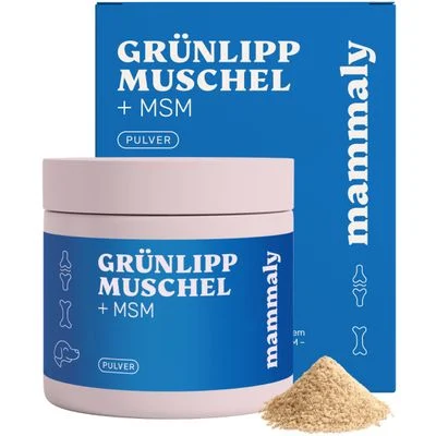 mammaly - Grünlippmuschel & MSM Pulver für Hunde 150 g