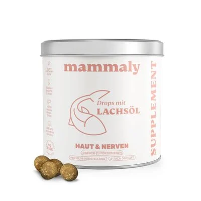mammaly - Lachsöl-Drops für Hunde 340 g