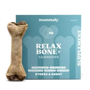 mammaly - Relax Bone - Entspannungs-Kauknochen für Hunde 5x 12 cm
