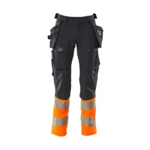 MASCOT® - Hose mit Hängetaschen ACCELERATE HARMLOS, Schwarzblau/hi-vis Orange, Größe 90C62 - HaustierPro