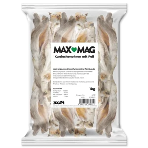 MAX MAG Kaninchenohren mit Fell