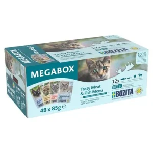 Megabox Bozita Häppchen in Soße Pouch 48 x 85 g