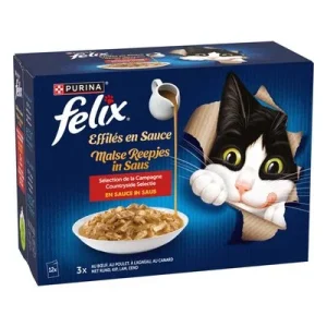 Megapack Felix "Gravy Lover - So gut wie es aussieht" Pouches 48 x 85 g Geschmacksvielfalt vom Land
