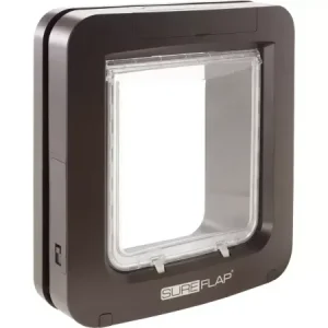 Mehretagen- SureFlap Mikrochip Pet door Haustierklappe Braun 1St. - HaustierPro