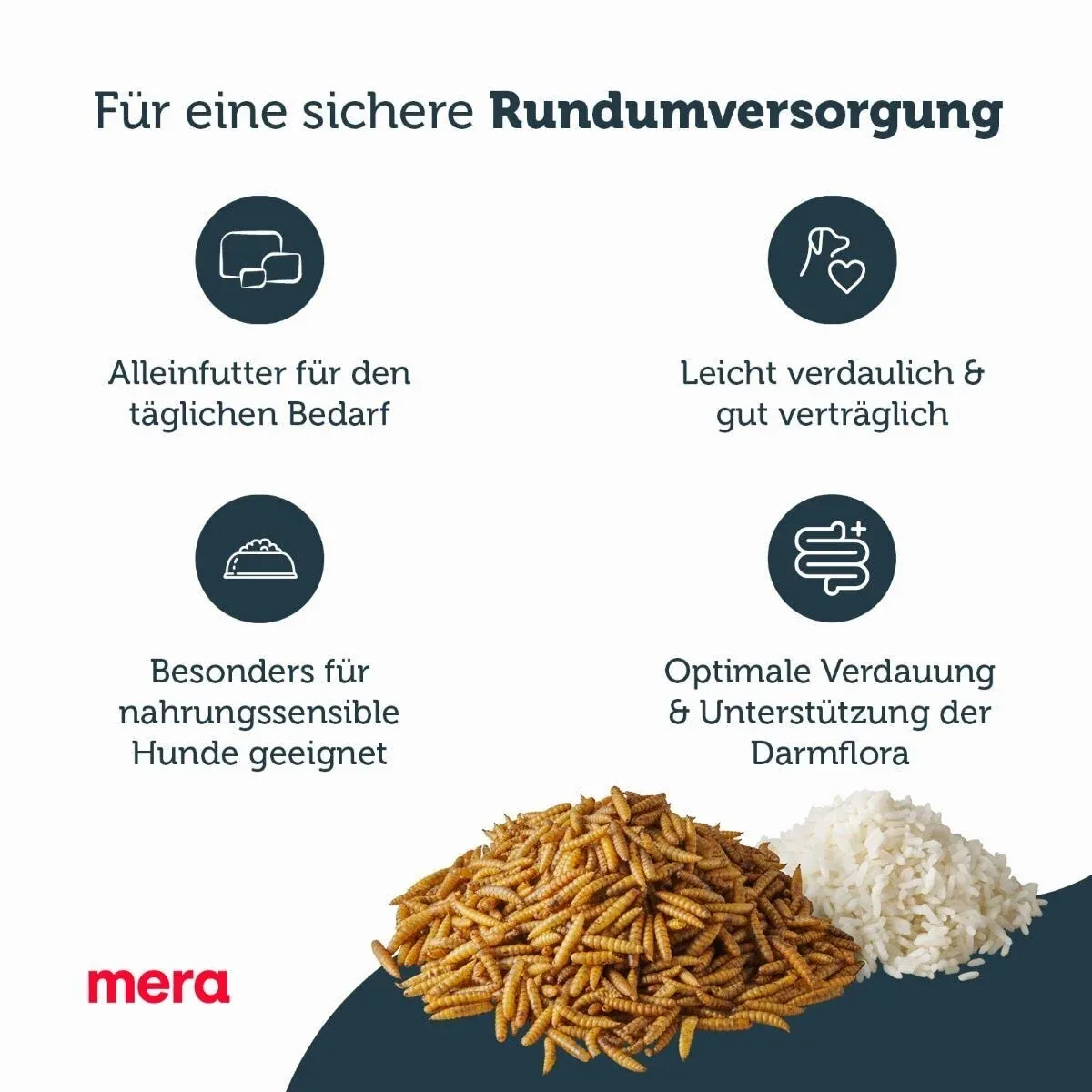 Mera Dog Pure Sensitive Insect Protein Hundefutter - Image 2