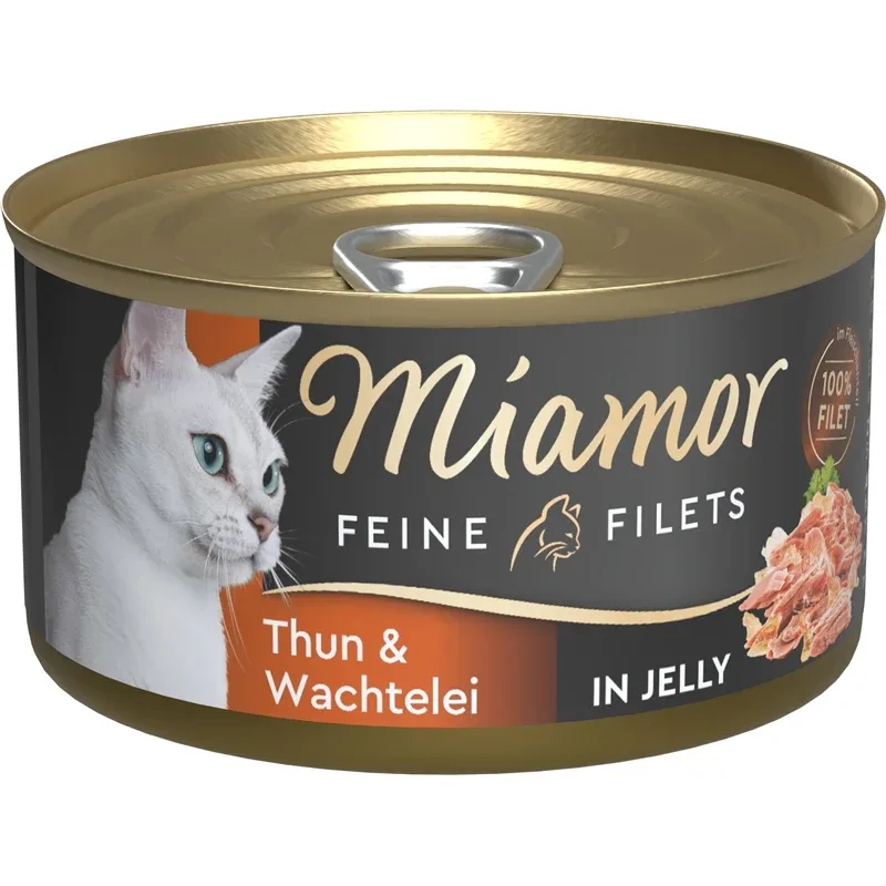 Miamor Cat - Feine Filets Dose Thunfisch & Wachtelei