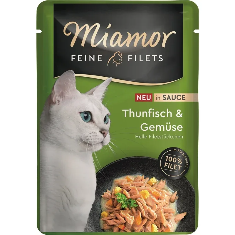 Miamor Cat - Feine Filets Pouch Thunfisch & Gemüse in Sauce