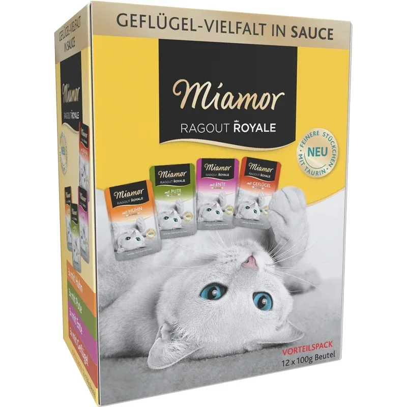 Miamor Cat - Ragout Royale Pouch Geflügelvielfalt in Sauce Multi Box
