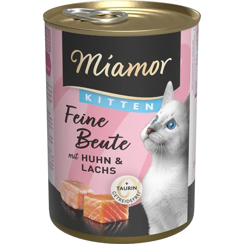 Miamor Feine Beute Kitten Huhn & Lachs