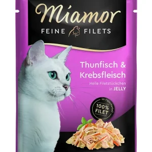 Miamor Feine Filets in Jelly im Beutel Thunfisch & Krebsfleisch 100g | DAS FUTTERHAUS